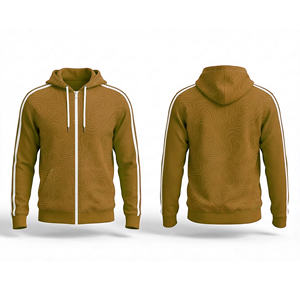 Sudadera con Capucha Unisex con Cierre Completo, Personalización de Marca Privada de Moda Invernal, Chaqueta Deportiva con Capucha para Hombres, Mujeres y Jóvenes - Product Image 3