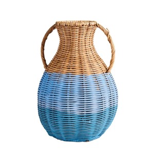 Artisanal Character Rattan Vase Charming Decorative Vase <b>Flower</b> <b>Display</b> And Home Decor - Product Image 1