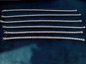 Pulsera de Diamantes Cultivados en Laboratorio de 3ct-15ctw, Certificada por IGI, Oro Sólido de 14K/18K, Color D, VVS/VS, HPHT, Joyería de Lujo para Mujer - Product Image 3