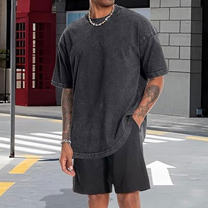 เสื้อยืดแขนสั้นผู้ชายสไตล์วินเทจ ลุคสบายๆ ผ้าฝ้าย คอกลม ใส่สบายทุกวัน สตรีทแวร์ - Product Image 6