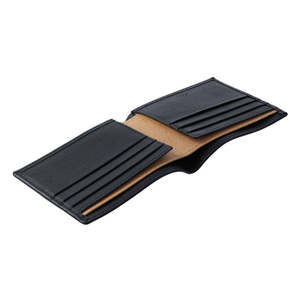 Nueva Cartera de Hombre, Corta, Casual, Minimalista, Delgada, Impermeable, con Logotipo Personalizado, Gran Capacidad, Cuero Genuino Barato, Servicio OEM - Product Image 2