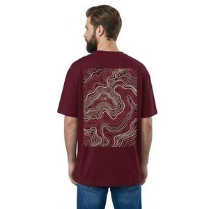 Camiseta gráfica Heritage para hombre, 100% algodón, cuello redondo personalizado, manga corta, ropa informal retro para calle, ropa de viaje - Product Image 2