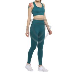 Conjuntos de yoga para mujer hechos en Pakistán, ropa informal, conjunto de yoga para mujer a buen precio, conjunto de yoga con top y leggings para mujer - Product Image 4