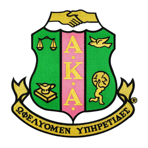 Green Pink and Gold Shield Iron On Embroidered Patch Premium Applique Badge for Jackets Backpacks <b>Hats</b> and Uniforms - Product Image 4