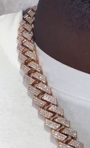 Pendentif Cœur 3D Hip Hop en Argent 925 Plaqué Or 18 carats avec Diamants Moissanite VVS Personnalisés, Bijoux Fins Ice Out pour Hommes et Femmes - Product Image 3