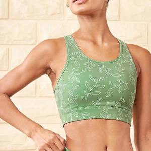 Soutien-gorge de sport personnalisé à dos nu, sans bretelles, séchage rapide, respirant, écologique, maintien moyen, pour la gym, tenue de sport, crop top, exercice - Product Image 5