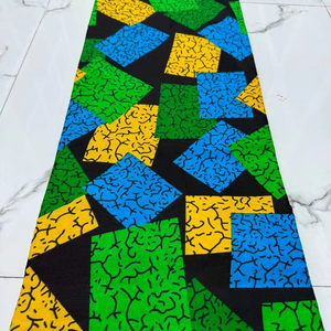 Tissu en coton 100% imprimé africain Ankara, production OEM en gros du Maroc - Product Image 1