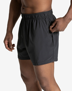 Men's Summer Sports Shorts 100% Cotton Loose Fitting and Casual <b>Knee</b> Length Hot Shorts Solid Pattern Knitted Weaving Method - Product Image 3