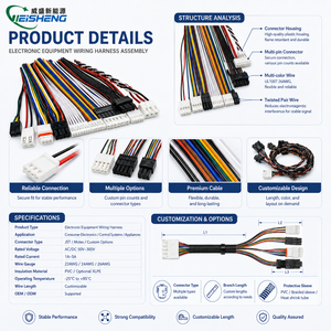 Connecteurs de faisceau de câbles électroniques automobiles en PVC PTFE JST ZH PH EH XH 1.0 1.25 1.5 2.0 2.54 mm de pas, 2/3/4/5/6 broches - Product Image 3
