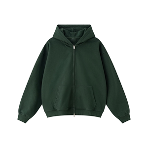 Sudaderas con Capucha y Cremallera Personalizadas con Logotipo, 420 Gramos, de Alta Calidad, de Felpa de Algodón Grueso, Talla Grande, Hechas en Pakistán - Product Image 3
