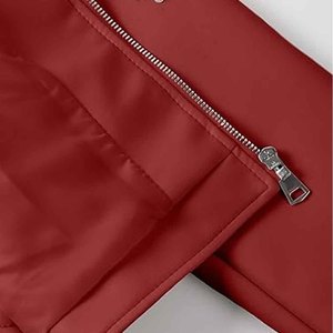 Womens Studded Leather <b>Jacket</b> <b>Punk</b> Rock Biker Black Motorcycle <b>Jacket</b> PU Genuine Leather OEM Custom Wholesale Supplier - Product Image 4