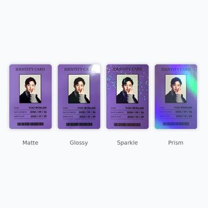 Impresión de Photocards K-Pop Personalizadas de 54x86mm, Tamaño Tarjeta de Crédito, Doble Cara, Esquinas Redondeadas, Foto de Ídolo, Empaquetadas Individualmente, Corea - Product Image 5