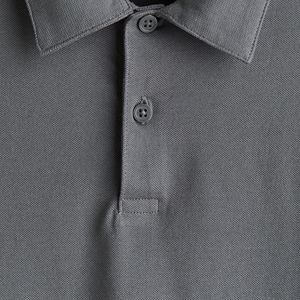 Chemises imprimées en tricot polyester/coton pour hommes avec poche et manches courtes, anti-plis - Product Image 5