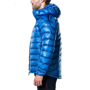 Custom Design Quilted Puffer <b>Jacket</b> <b>Warm</b> Hooded Stand Collar Front Winter Men's Windproof Thick Casual Streetwear - Product Image 1