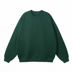 เสื้อสเวตเชิ้ตโอเวอร์ไซส์ขายส่ง ผ้าฝ้ายฟลีซ 350gsm สกรีนโลโก้ตามสั่ง สำหรับแบรนด์แฟชั่น ผลิตเสื้อผ้าจำนวนมาก - Product Image 2