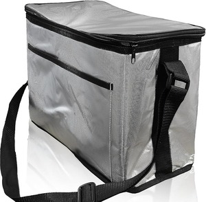 <b>Extra</b> <b>Large</b> Utility <b>Tote</b> <b>Bag</b> with Reflective Strip Standing Reusable Grocery <b>Bags</b> with Hard Bottom Collapsible Utility <b>Tote</b> - Product Image 1