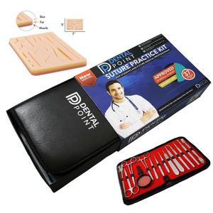 Kit Completo de Práctica de Sutura de Acero Inoxidable de Alta Calidad, Almohadilla de Piel de 3 Capas, Heridas Precortadas, 35 Piezas, para Estudiantes de Medicina Veterinaria - Product Image 2