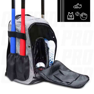 Sac de baseball léger de haute qualité, grande capacité 50-70L, sac à dos de sport en nylon, logo personnalisé OEM ODM, imperméable, séchage rapide - Product Image 2