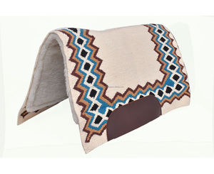 Tapis de selle pour cheval en laine 100 % néo-zélandaise, équipement équestre, accessoires pour chevaux, produit équestre - Product Image 1