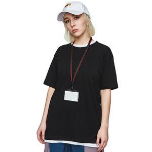 T-shirts de luxe surdimensionnés Fabricants de vêtements pour hommes Streetwear T-shirts pour hommes Vente en gros de t-shirts vierges à col rond pour hommes - Product Image 3