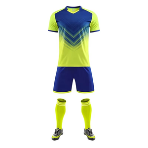 New Arrival High Quality V Neck Soccer Jersey Football Shirts Training Sportswear Uniform Set for Adults Custom Logo - Product Image 1