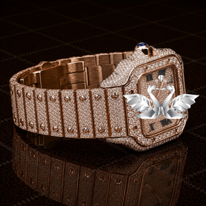High Quality Moissanite Diamond Watch Men Full Iced Out VVS Stones Watch - Product Image 3