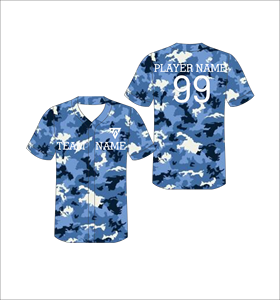 Custom Baseball Jersey V-Neck Short Sleeve Sublimated Print Moisture Wicking Polyester Adult Men All Seasons Team <b>Name</b> Logo - Product Image 5