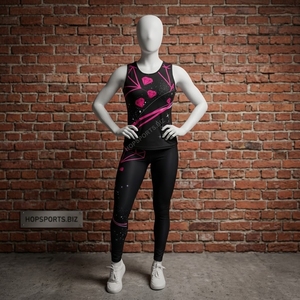 Customizable Cheerleader Warmup Jacket legging tank <b>top</b> shirts Sublimated Dance Practice wear Performance Wear Type Ballet Girls - Product Image 6