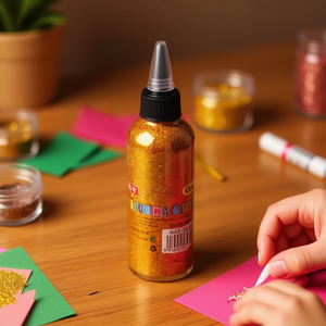 Colla Glitterata Ilan Purpurina 120G, Adesivo Dorato per Arti e Mestieri - Product Image 2