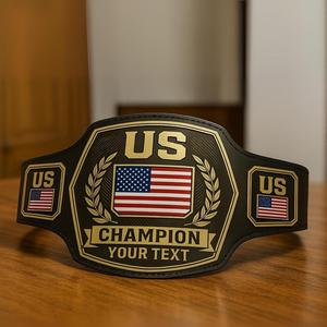 Ceinture de championnat personnalisée en alliage de zinc multicolore avec texte personnalisé, taille haute, unisexe, pour arts martiaux et entraînement sportif - Product Image 6