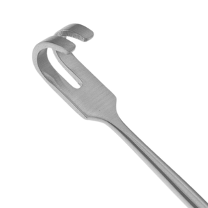 Écarteur trachéal chirurgical à deux branches, à bout arrondi, 6 1/2 pouces, en acier inoxydable, pour voies respiratoires, instrument ORL - Product Image 3