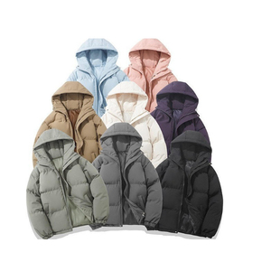 Veste matelassée à capuche unisexe de qualité supérieure en cuir de vachette, streetwear, légère, isolée, coupe-vent, respirante - Product Image 6