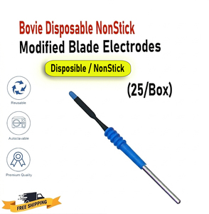 Electrodos de Cuchilla Desechables Modificados Antiadherentes Compatibles con Bovie, Cuchilla de Electrocauterización de Alta Frecuencia, Envío Rápido - Product Image 5