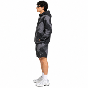 Chaquetas para hombre, conjuntos de sudadera con cremallera de nailon y pedrería personalizados, conjuntos de chaqueta cortavientos y pantalones cortos de estilo urbano para hombre, fabricante. - Product Image 5