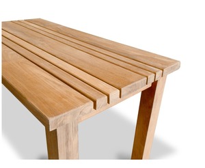 Minimalist Solid Teak Wood <b>Coffee</b> <b>Table</b> – Natural Finish Handmade Living Room <b>Table</b> Durable Indoor Outdoor Furniture - Product Image 5