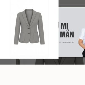 เสื้อเบลเซอร์คลาสสิกสำหรับผู้หญิง ชุดสูททำงานแบบเป็นทางการ - Product Image 1
