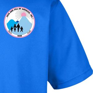 เสื้อโปโลแขนสั้นสีน้ำเงินรอยัลสำหรับผู้ชาย พร้อมโลโก้ปักลายแจ็คแอนด์จิล คอปกติดกระดุมด้านหน้า เสื้อผ้าลำลองแบบยูนิฟอร์ม - Product Image 5
