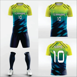 ชุดฟุตบอลจากโรงงานผู้ผลิตชั้นนำ ราคาโรงงานโดยตรง พิมพ์โลโก้ตามสั่ง ผ้าโพลีเอสเตอร์ 100% ระบายอากาศได้ดี ชุดกีฬาสำหรับทุกเพศ - Product Image 3