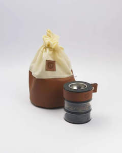 เตาเตาอะโรมาด้วยเรซินอีพ็อกซี่และไม้ที่สง่างามพร้อมกระเป๋าหนังพรีเมี่ยมของตกแต่งบ้านและของขวัญทำด้วยมือ - Product Image 4