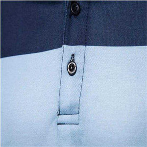 เสื้อโปโลถักคุณภาพสูงสำหรับฤดูร้อน สีพื้นเรียบง่าย ติดกระดุม ระบายอากาศได้ดี แขนสั้น โพสต์โดย Dress Sports - Product Image 6