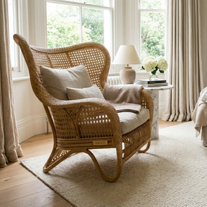 Chaises de salle à manger d'extérieur en rotin, minimalistes, durables, confortables, écologiques et légères pour appartement, hôtel, villa, parc, ferme - Product Image 2