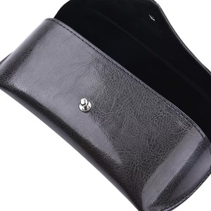 Étui optique en cuir véritable avec intérieur souple, protection pour lunettes de soleil, vente en gros, articles en cuir personnalisés LGC-0069 - Product Image 6