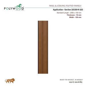 Panneaux en PVC modernes de luxe à rainures et languettes, imperméables, ignifuges, anti-termite, finition satinée, pour entrepôt, maison, escalier, salle de bain - Product Image 2