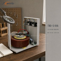 Stabilisateur de tension numérique monophasé TND modèle 5KVA 220V avec affichage numérique pour la protection des équipements domestiques et le contrôle de la tension