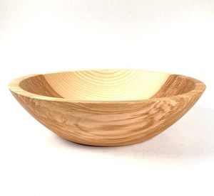 Wholesale BRUSHSTROKE BLISS Handmade Eco-Friendly Durable Lightweight Wooden Fruit Bowl <b>Mirror</b> Polished Oven/<b>Microwave</b> Safe - Product Image 3