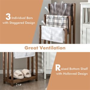 Modern 304 Stainless Steel <b>Heated</b> Vertical Towel Rack <b>Brushed</b> Finish Double Rack for Bathrooms - Product Image 5