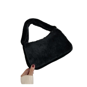 Bolsos de Mano de Felpa a la Moda, Bolsa de Almacenamiento Reutilizable y Portátil para Viajes, Bolsos de Mano para Mujer Nuevos y Económicos al por Mayor - Product Image 2