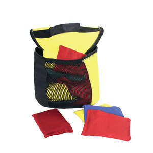 Sac de transport pour 50 sacs de Cornhole, en tissu maillé robuste, pliable, léger, avec poignée portable, multi-usage - Product Image 3
