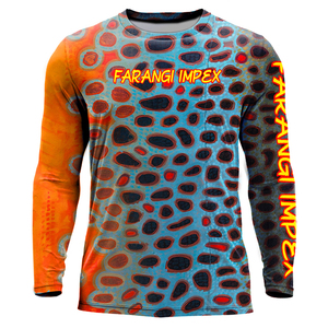 Custom Low MOQ Unisex Fishing <b>Shirt</b> Plus Size Long Sleeve Breathable Lightweight Mahi <b>Fish</b> Pattern Long Sleeve Hiking <b>T</b> <b>Shirt</b> - Product Image 4