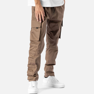 Men Tactical Cargo Pants <b>Elastic</b> Waist Outdoor Hiking Hunting <b>Work</b> <b>Trousers</b> Durable Multi Pocket Cargo Pants Men - Product Image 6